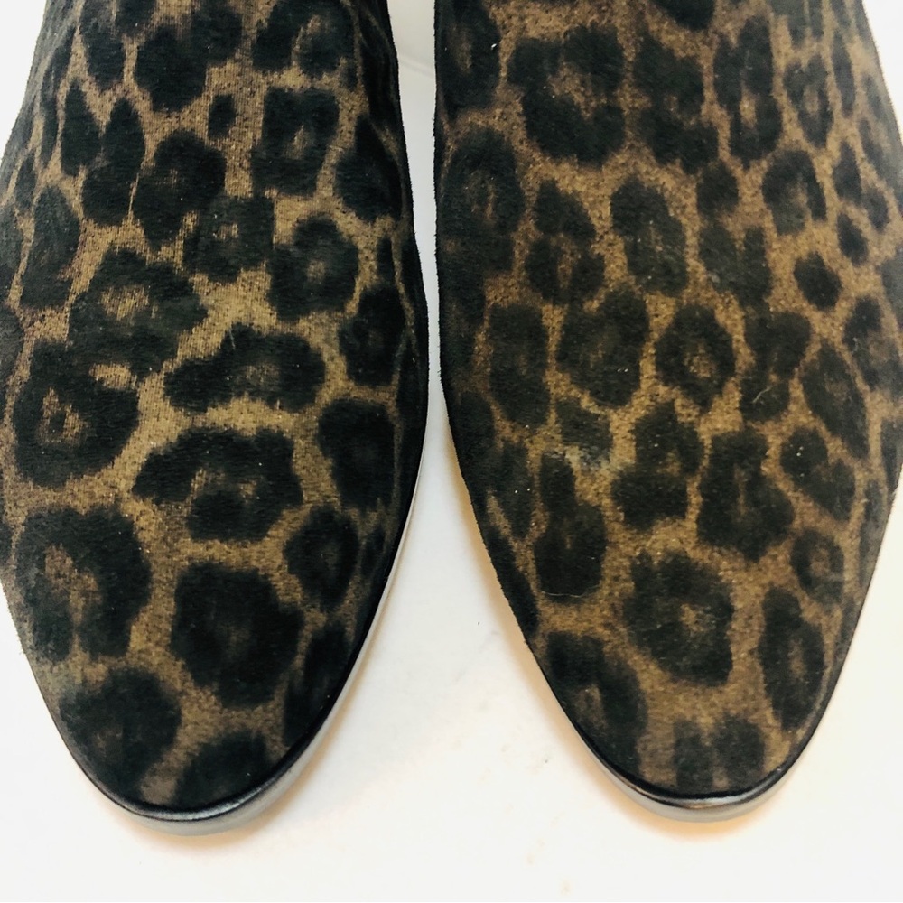 Rag & Bone Suede Rover Ankle Boots in Cheeta Print Size 40